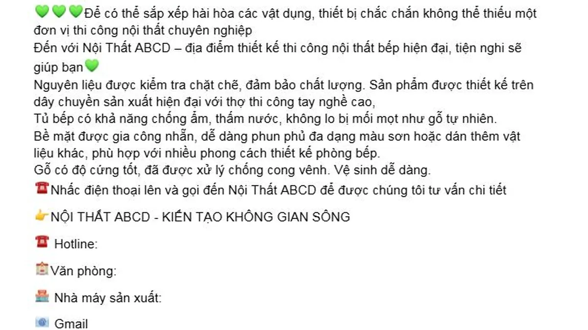 Cải tạo phòng bếp cũ với hệ tủ hiện đại và mặt bàn đá nung kết chống ố - AHO