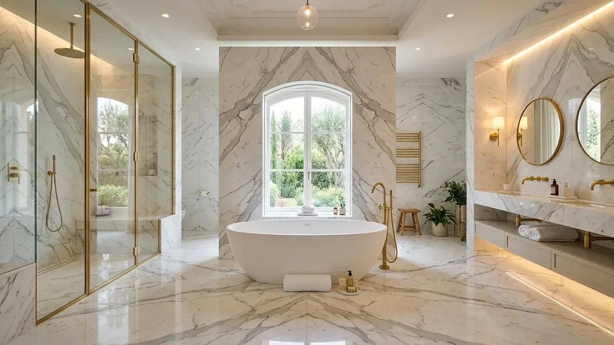 Thay mới thiết bị vệ sinh cao cấp và mặt bàn lavabo đá chống bám bẩn - AHO